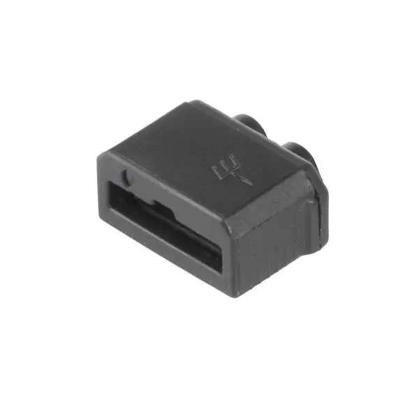 Connector (Stecker), für Nabendynamo 460055/460056/460057/460058, schwarz
