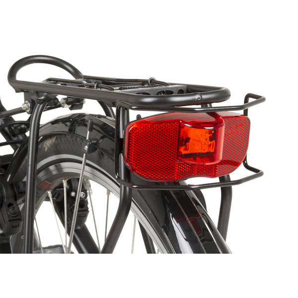 Rücklichtschutz, für Gepäckträger Rücklicht, Stahl, schwarz, MV – Bild 2