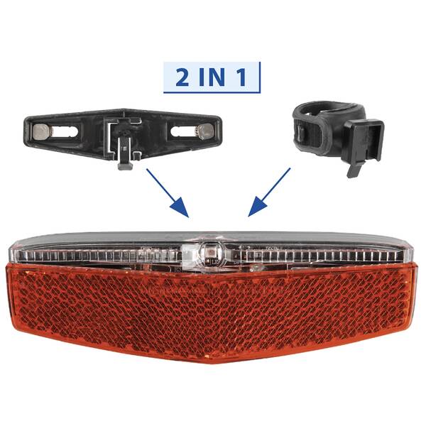M-WAVE Akku-Rücklicht Helios USB – Bild 2