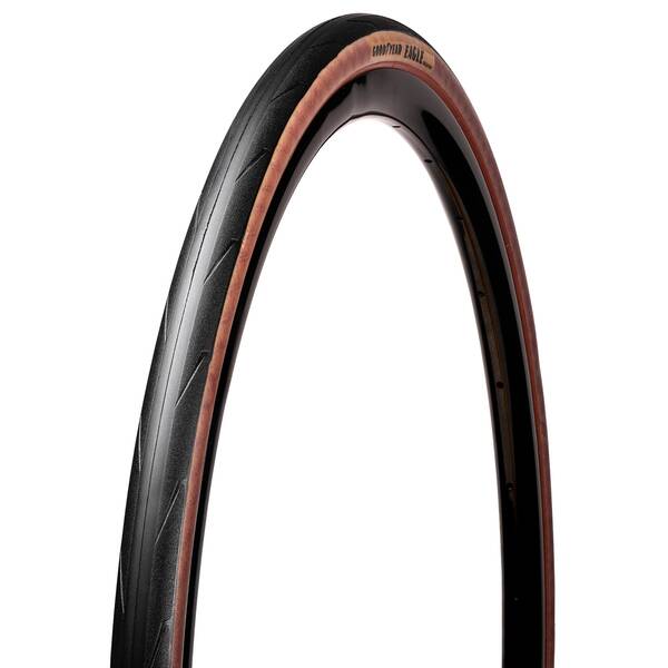 Goodyear Reifen 700x25C, 25-622, Goodyear Eagle, 60 TPI, folding bead, Gewicht 280 g, DYNAMIC:HP, max. 100 PSI, schwarz/transparent, Tubeless Ready / R:Shield, EK – Bild 2