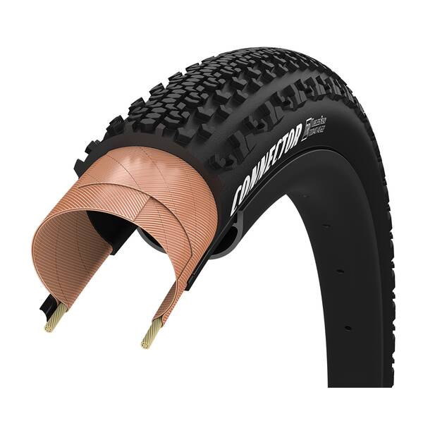 Goodyear Reifen 700x35C, 35-622, Goodyear Connector, 60 TPI, folding bead, Gewicht 460 g, DYNAMIC:AT, max. 70 PSI, schwarz, Tubeless Ready / R:Shield, auf Karte