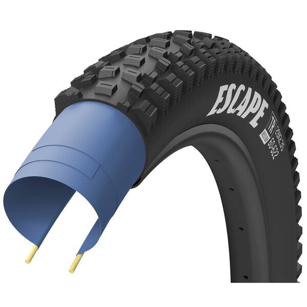 Goodyear Reifen 27.5x2.35, 60-584, Goodyear Escape, 60 TPI, folding bead, Gewicht 830 g, compound DYNAMIC:R/T, max. 58 PSI, schwarz, Tubeless Ready, auf Karte