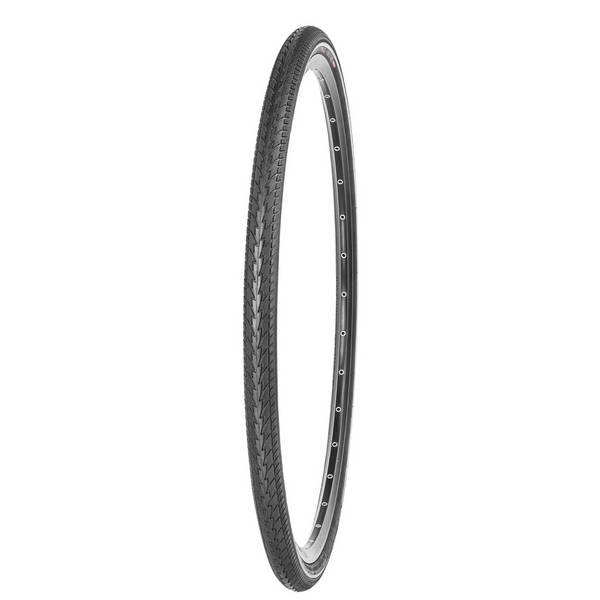 KUJO Reifen, 700x38C, 40-622, KU-2001, KUJO One0One PROTECT, 27 TPI, schwarz mit Reflex-Streifen und Pannenschutz