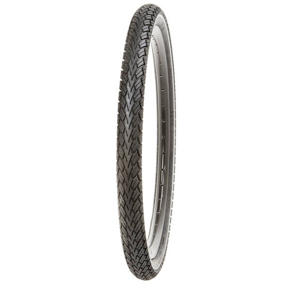 KUJO Reifen, 700X38C, 40-622, KU-2005, KUJO One0One A PROTECT, 27 TPI, schwarz mit Reflex-Streifen und Pannenschutz