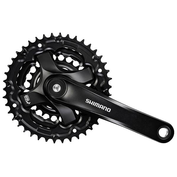 SHIMANO Kurbelgarnitur 3-fach FC-TY501