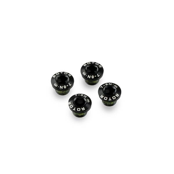 ROTOR Kettenblattschraube MTB QX1 BOLT SET 4 BOLTS BLACK