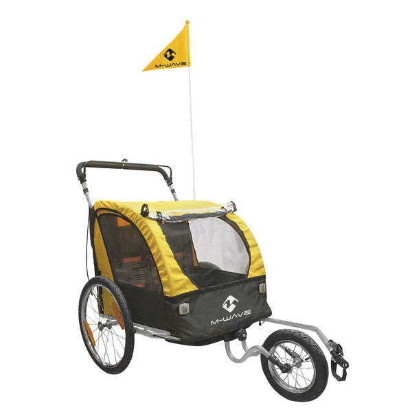 M-WAVE Kinder-/Gepäck-/Jogginganhänger Stalwart Kid 3in1