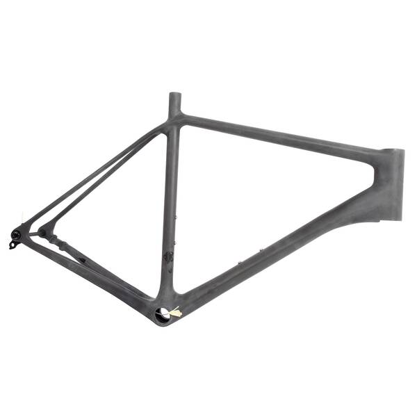 Rennrad Carbonrahmen JRB011, Größe 520 mm, für FSA-ACR System, Pressfit 41 x 86,5 mm, Flat Mount Scheibenbremsen, Sattelstütze 27,2 mm, UDH Ausfallende, UD Carbon unlackiert, interne Kabelführung, Di2-ready mit Bohrungen und Stopfen, für Achse 12 x 142 mm (M12x1,0P). Verpackt in Luftpolsterfolie, 2 Stück im Exportkarton