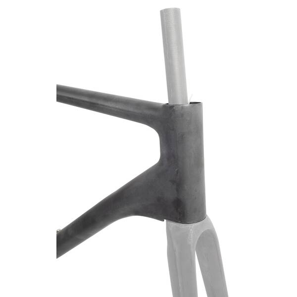 Rennrad Carbonrahmen JRB011, Größe 560 mm, für FSA-ACR System, Pressfit 41 x 86,5 mm, Flat Mount Scheibenbremsen, Sattelstütze 27,2 mm, UDH Ausfallende, UD Carbon unlackiert, interne Kabelführung, Di2-ready mit Bohrungen und Stopfen, für Achse 12 x 142 mm (M12x1,0P). Verpackt in Luftpolsterfolie, 2 Stück im Exportkarton – Bild 3