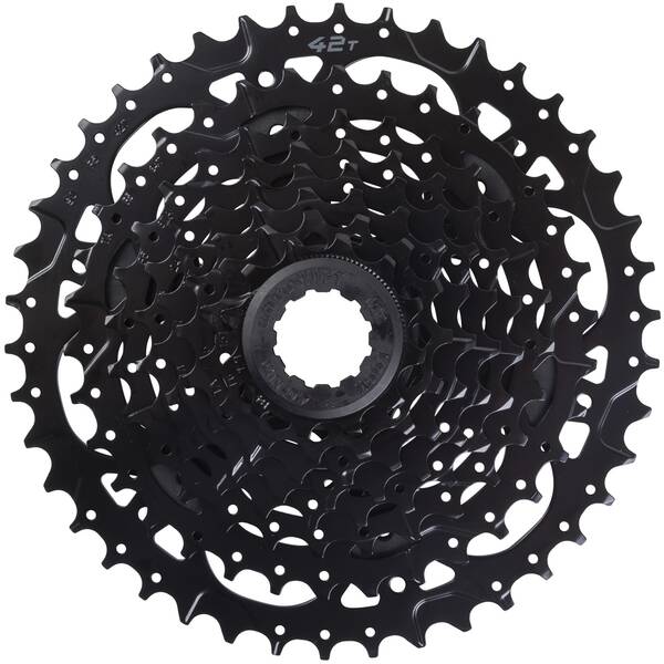 MICROSHIFT Kassette "microSHIFT" ACOLYTE CS-H083 12-42, für 8-fach, CLUTCH,12-42Z, 12-15-18-21-24-28-34-42, ED Schwarz, Stahl, MV