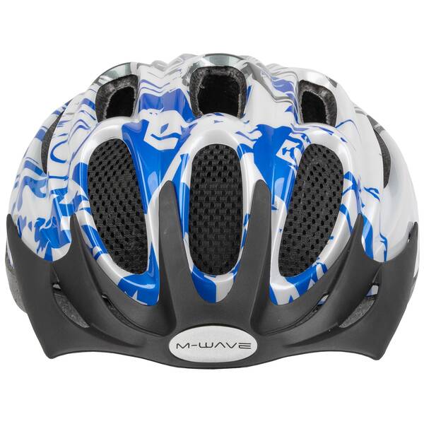 M-WAVE Fahrradhelm Blue Spots – Bild 2