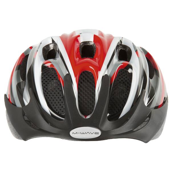 M-WAVE Helm für Erwachsene/Jugendliche, >ACTIVE<, Design: Red, Größe M 53 - 57 cm, mit Ringsystem, Box – Bild 2