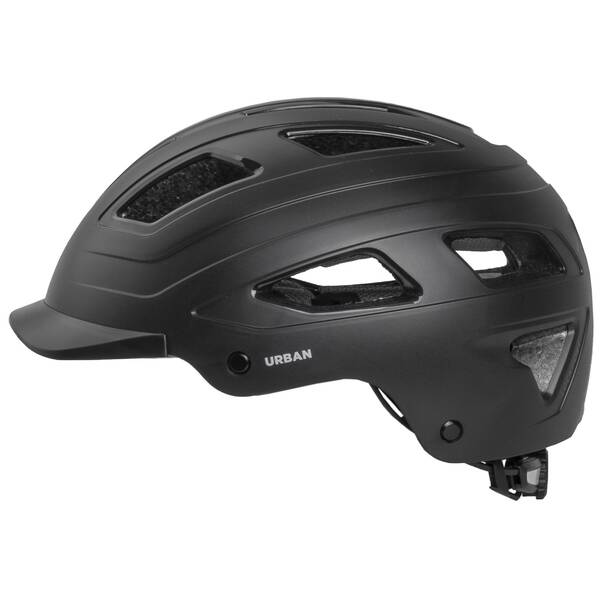 M-WAVE Helm für Erwachsene/Jugendliche, >URBAN<, Design: Matt Weiß, Größe L 59 - 61 cm, mit Ringsystem, Box – Bild 7