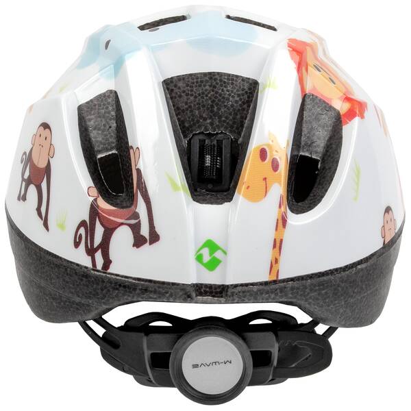 M-WAVE Kinderhelm JUNIOR, Design: Zoo, Größe S 52 - 56 cm, Box – Bild 4
