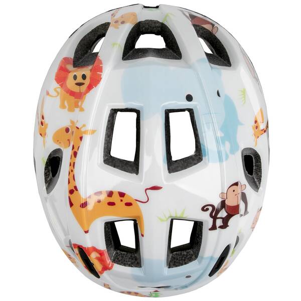 M-WAVE Kinderhelm JUNIOR, Design: Zoo, Größe S 52 - 56 cm, Box – Bild 3