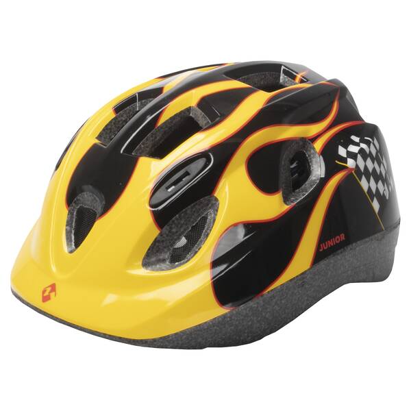 M-WAVE Kinderhelm JUNIOR, Design: Race, Größe XS 48 - 54 cm, Box