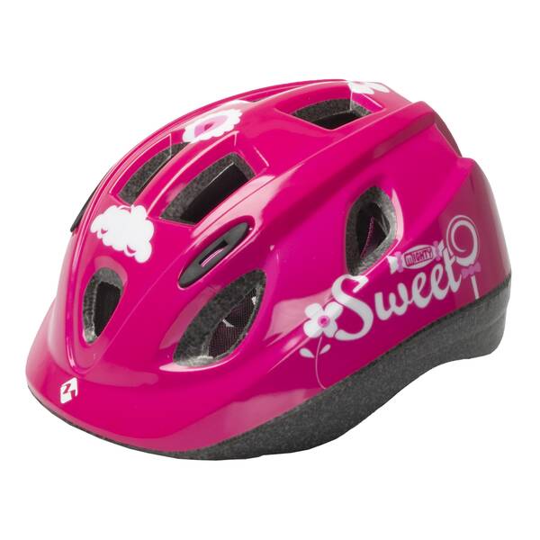 M-WAVE Kinderhelm JUNIOR, Design: Sweet, Größe XS 48 - 54 cm, Box