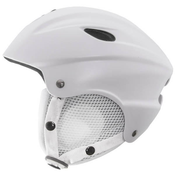M-WAVE Ski Helm, Design: matt weiß, Größe S 52 - 55 cm, mit Ringsystem, mit abnehmbaren Ohrenpads, mit verschließbaren Belüftungsöffnungen, Box – Bild 2
