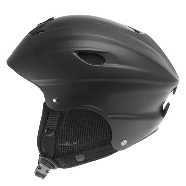M-WAVE Ski Helm, Design: matt schwarz, Größe L 58 - 59.5 cm, mit Ringsystem, mit abnehmbaren Ohrenpads, mit verschließbaren Belüftungsöffnungen, Box – Bild 6
