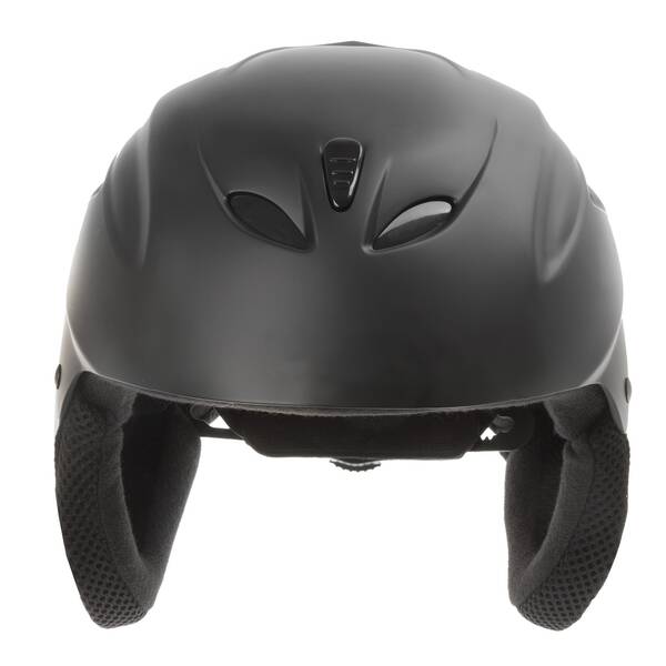 M-WAVE Ski Helm, Design: matt schwarz, Größe L 58 - 59.5 cm, mit Ringsystem, mit abnehmbaren Ohrenpads, mit verschließbaren Belüftungsöffnungen, Box – Bild 5