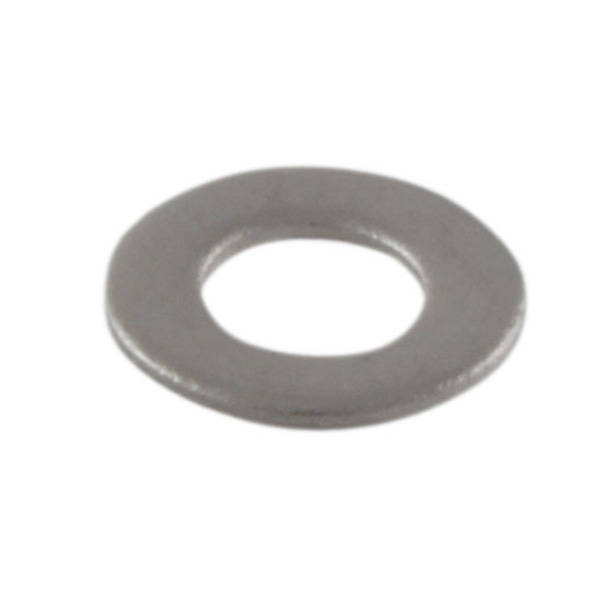 M-WAVE Unterlegscheibe, für M5 Schrauben, Edelstahl, Innendurchmesser 5mm / Außendurchmesser 10mm, 100 Stück in Plastikschachtel