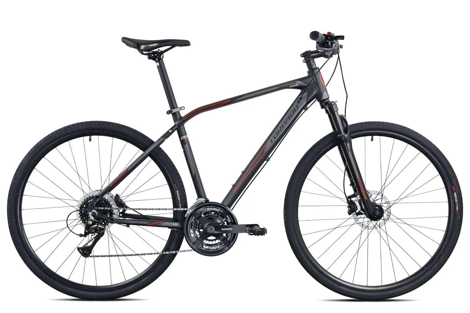 TORPADO CROSSFIRE – T820 TREKKING - 28 SHIMANO ACERA 8X3 - HYDRAULISCHE SCHEIBENBREMSE